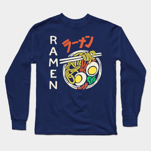 Ramen Long Sleeve T-Shirt by valentinahramov